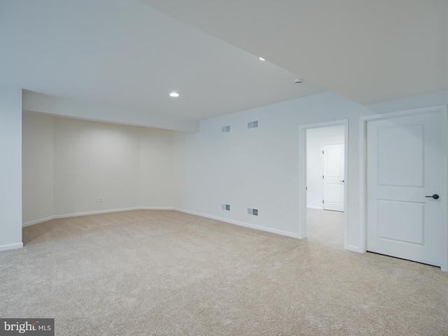 75 Cori Dr, Gilbertsville, PA 19525 - carpeted spare room featuring visible vents, baseboards, and recessed lighting