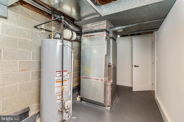 1242 Clearfield Cir, Lutherville Timonium, MD 21093 - utilities featuring heating unit and water heater