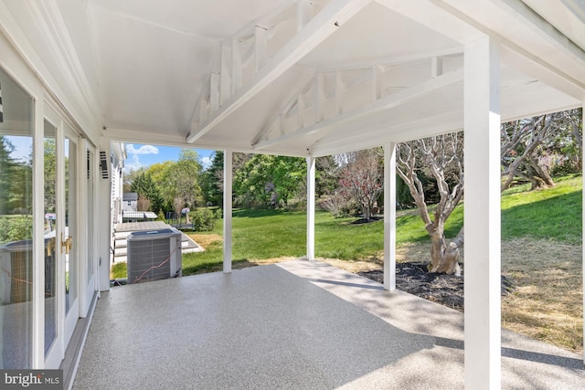 1242 Clearfield Cir, Lutherville Timonium, MD 21093 - view of patio featuring central AC