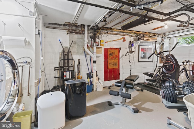 view of exercise room