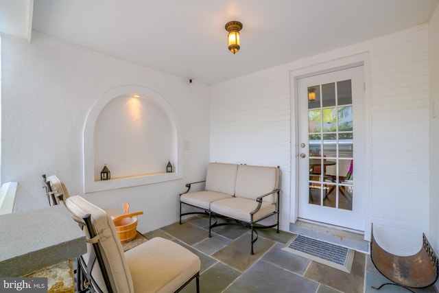 view of living area
