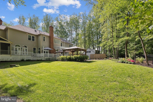 6601 Rutledge Dr, Fairfax Station, VA 22039 - view of yard featuring fence