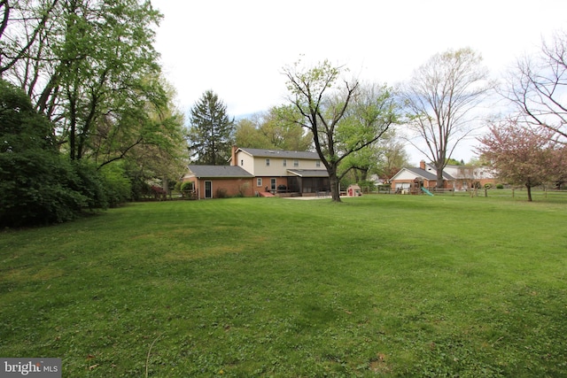 view of yard