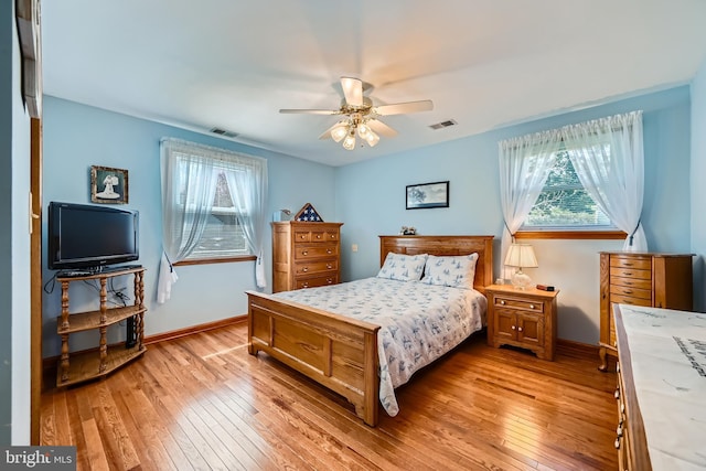 1722 Anne Ave, Baltimore, MD 21221 - bedroom with visible vents, baseboards, and light wood-style floors