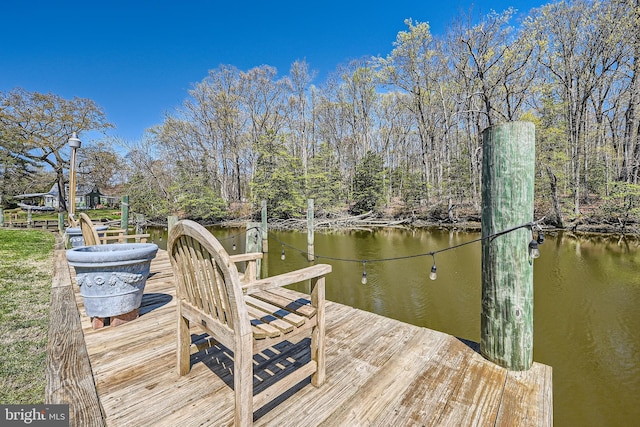 1722 Anne Ave, Baltimore, MD 21221 - dock area featuring a water view