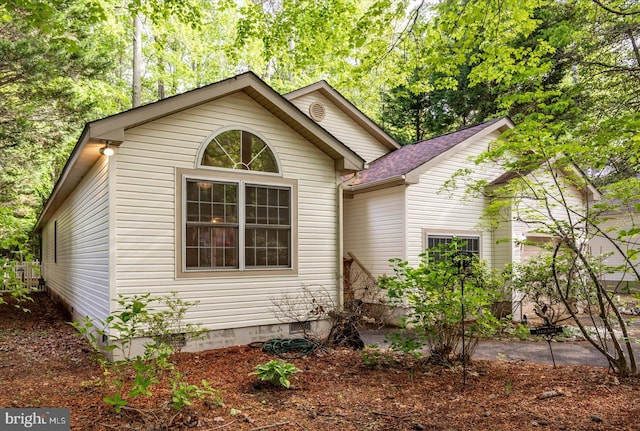 view of property exterior