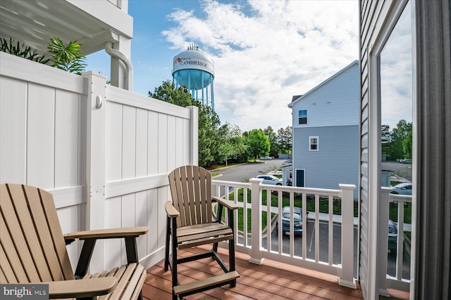 418 S Seaway Ct, Cambridge, MD 21613 - view of balcony