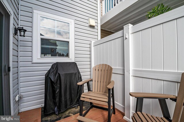 418 S Seaway Ct, Cambridge, MD 21613 - view of patio / terrace featuring grilling area