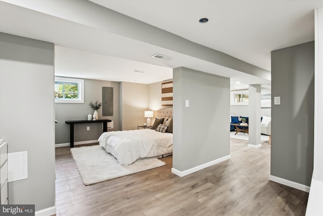 1014 Kearny St NE, Washington, DC 20017 - bedroom featuring baseboards, visible vents, and wood finished floors