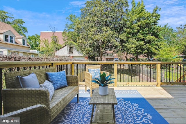 1014 Kearny St NE, Washington, DC 20017 - view of wooden terrace