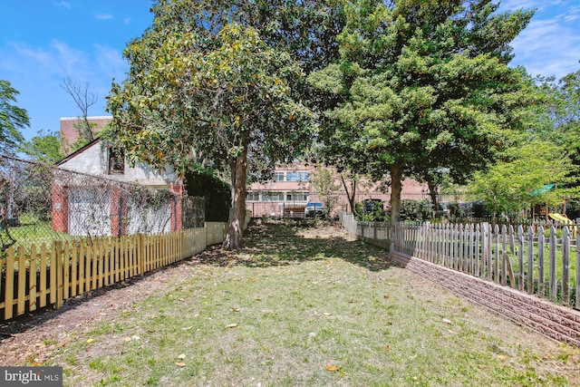 1014 Kearny St NE, Washington, DC 20017 - view of yard with a fenced backyard