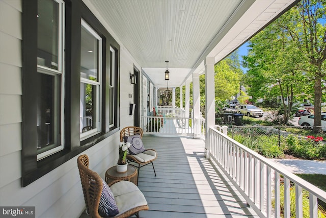 1014 Kearny St NE, Washington, DC 20017 - deck featuring a porch