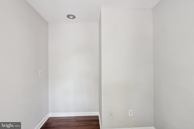 2816 Lee Oaks Pl Unit 102, Falls Church, VA 22046 - empty room featuring dark wood finished floors and baseboards