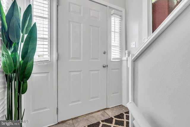 foyer entrance featuring a healthy amount of sunlight