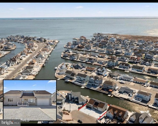 823 Forepeak Dr, Forked River, NJ 08731 - bird's eye view featuring a water view