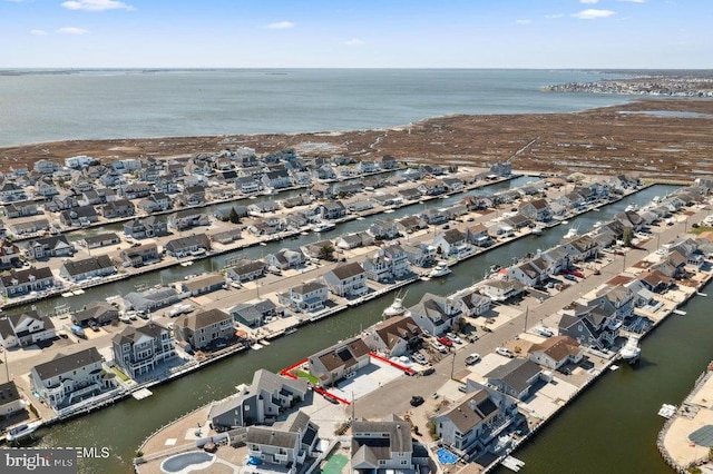 823 Forepeak Dr, Forked River, NJ 08731 - birds eye view of property with a water view
