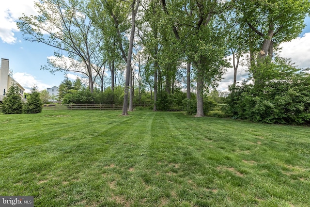 view of yard