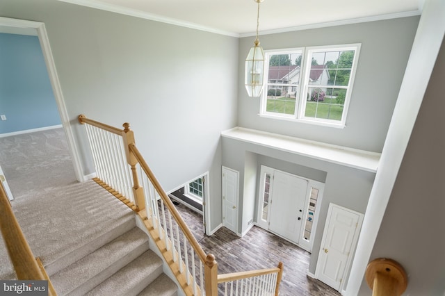 33 General Early Dr, Harpers Ferry, WV 25425 - entrance foyer featuring crown molding and wood finished floors