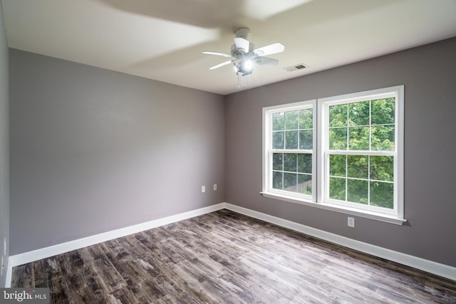 33 General Early Dr, Harpers Ferry, WV 25425 - spare room with dark wood-style flooring and a ceiling fan