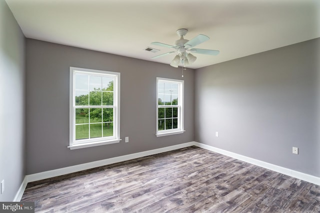 33 General Early Dr, Harpers Ferry, WV 25425 - spare room featuring plenty of natural light, wood finished floors, and a ceiling fan
