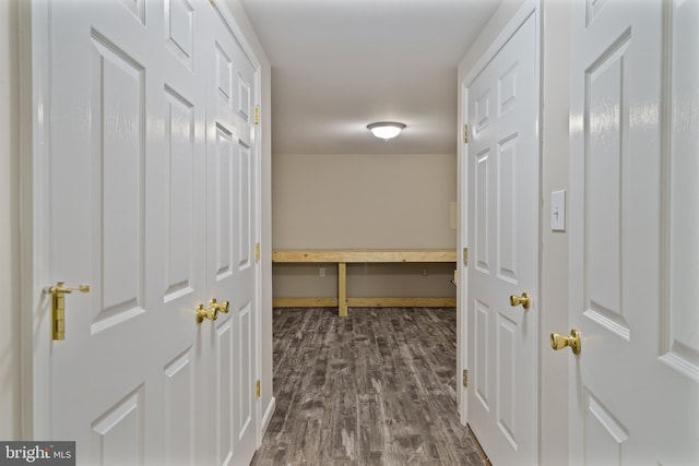 33 General Early Dr, Harpers Ferry, WV 25425 - hall with dark wood finished floors and baseboards