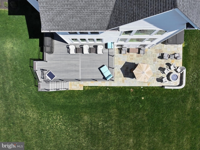 bird's eye view
