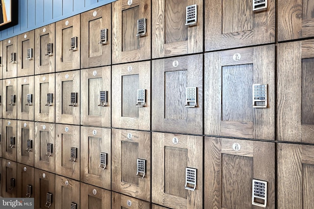details featuring mail area