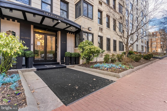 1010 25th St NW Unit 405, Washington, DC 20037 - view of exterior entry with french doors