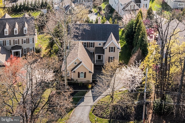 1430 County Line Rd, Bryn Mawr, PA 19010 - aerial view featuring a residential view