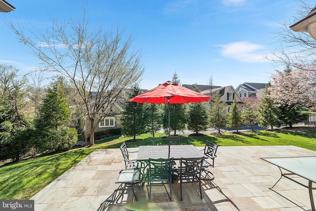 1430 County Line Rd, Bryn Mawr, PA 19010 - view of patio with outdoor dining area