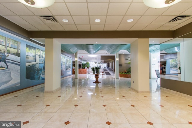 common area with visible vents
