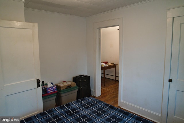 20 Leuckel Ave, Hamilton, NJ 08619 - interior space with crown molding, wood finished floors, and baseboard heating