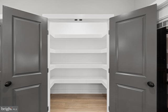 view of pantry