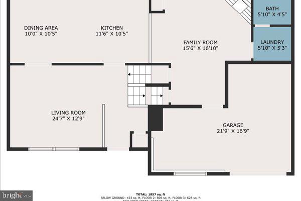 6135 Rainbow Dr, Elkridge, MD 21075 - floor plan