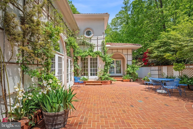 1405 N Pegram St, Alexandria, VA 22304 - view of patio featuring french doors