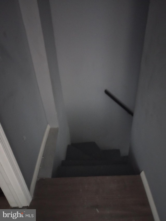 view of stairs