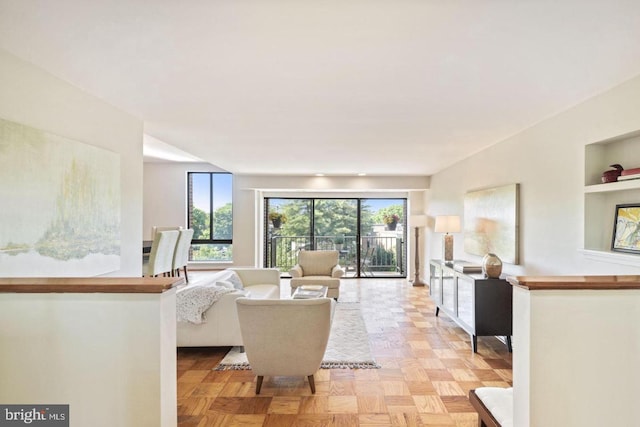 view of living area