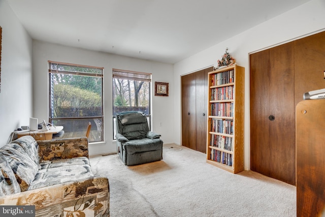 9 Dennison Dr, East Windsor, NJ 08520 - sitting room with carpet flooring