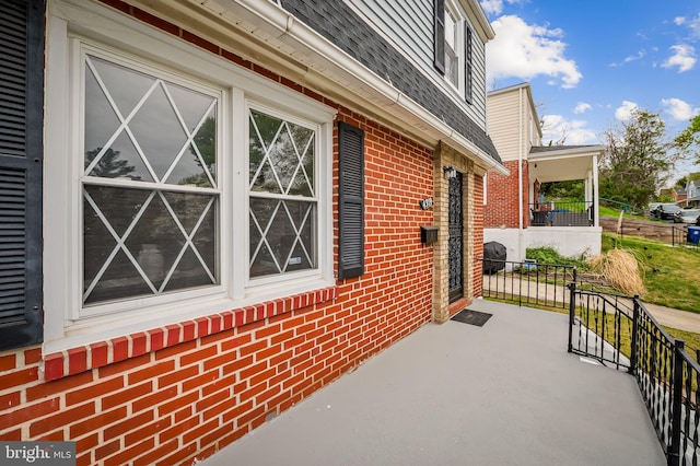 4319 Valley View Ave, Baltimore, MD 21206 - view of patio / terrace with covered porch