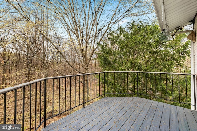view of deck