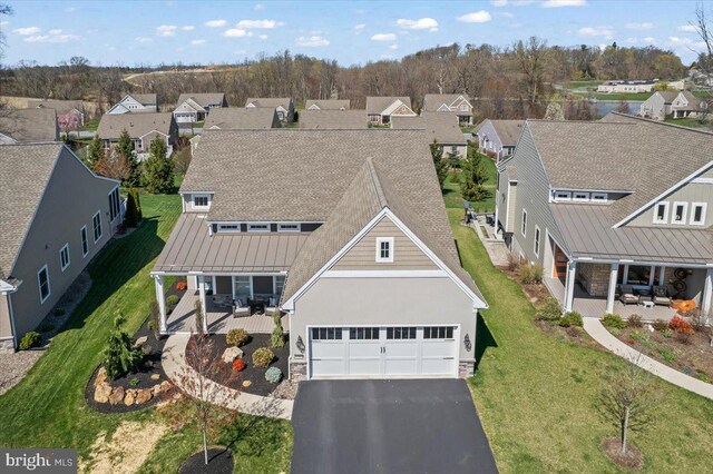 1205 Mosaic Dr, Lebanon, PA 17042 - aerial view with a residential view