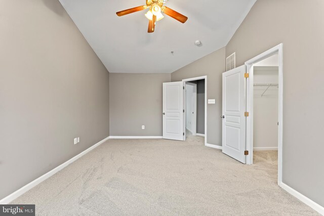 6319 Seton Ridge Dr, Baltimore, MD 21207 - unfurnished bedroom featuring baseboards, a closet, a spacious closet, carpet flooring, and visible vents