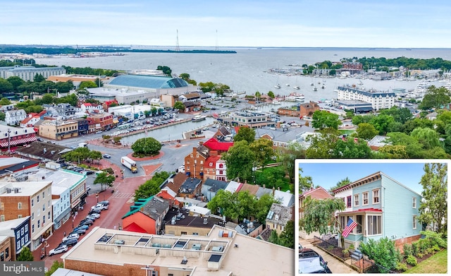 179 Green St, Annapolis, MD 21401 - aerial view of a large body of water
