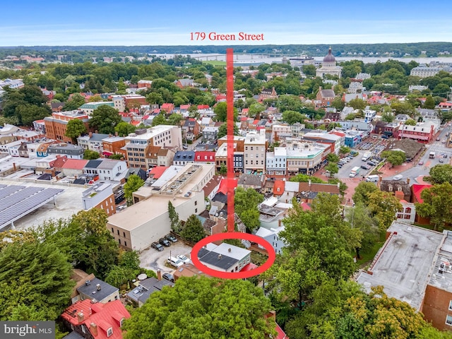 179 Green St, Annapolis, MD 21401 - drone / aerial view