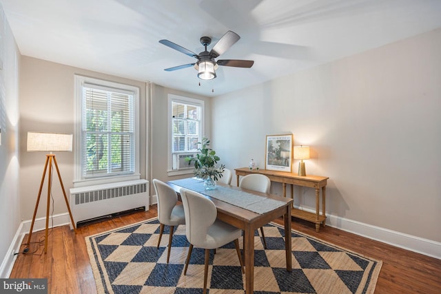 179 Green St, Annapolis, MD 21401 - office space with radiator, ceiling fan, wood finished floors, and baseboards
