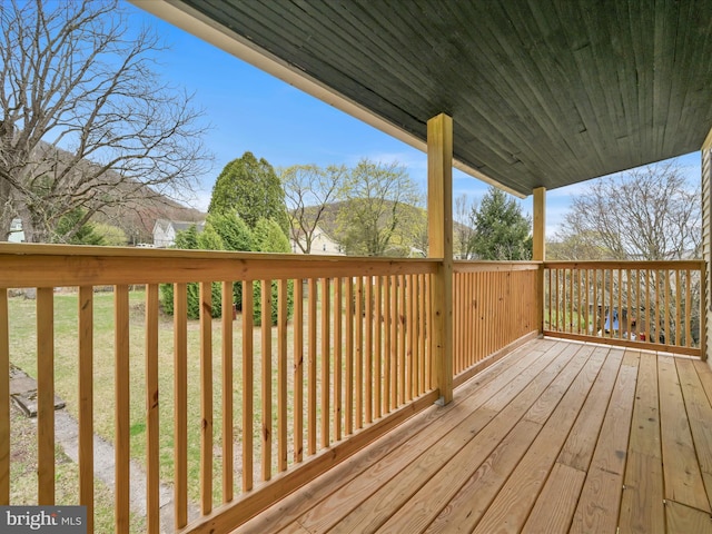 215 Biddle St, Gordon, PA 17936 - view of deck