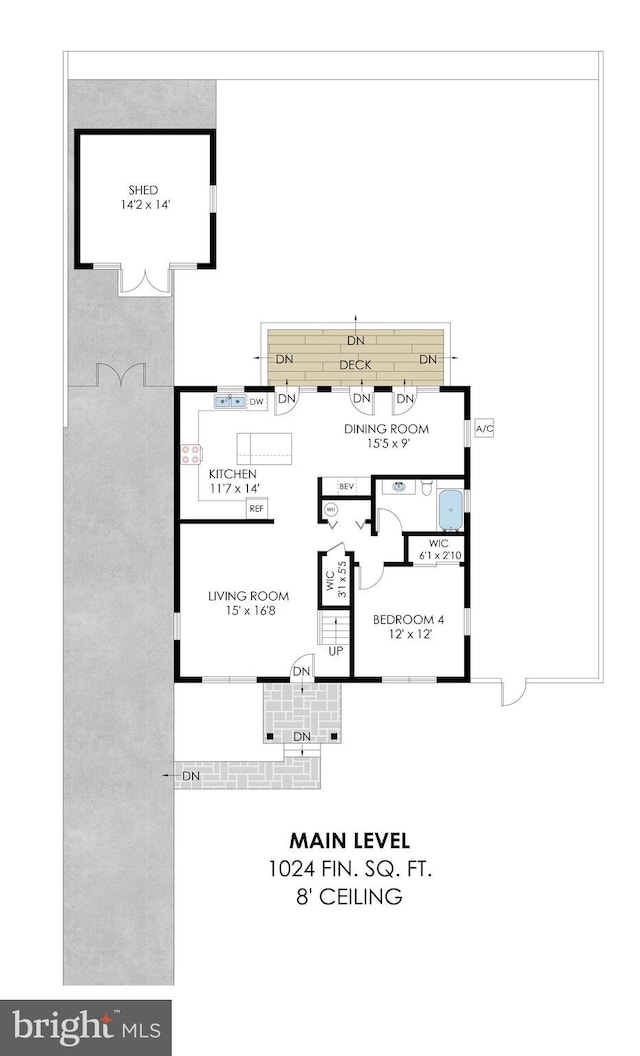 6022 Rixey Dr, Alexandria, VA 22303 - view of room layout