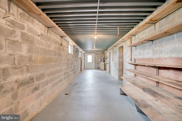 17634 Bruehl Rd, Upperco, MD 21155 - basement with concrete block wall