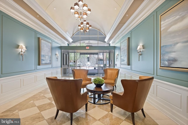 view of community lobby