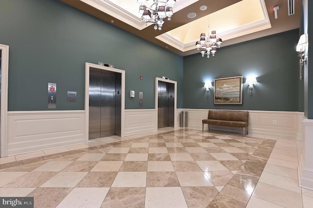 building lobby with visible vents